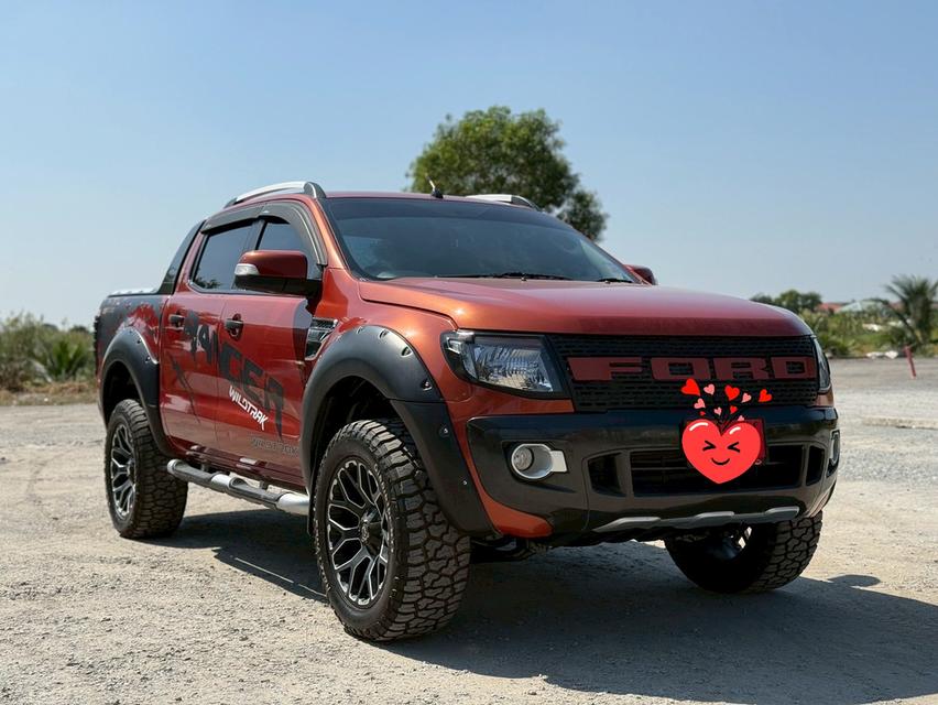 FORD RANGER 2.2 WildTrak Hi-Rider DoubleCab ปี2014รถบ้านแท้ เครื่อง+ช่วงล่างแน่นๆ
