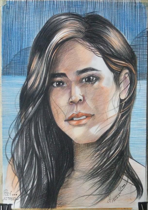 รับงานวาดภาพเหมือน,ภาพล้อมฯลฯ สีน้ำฯ รูปที่ 2