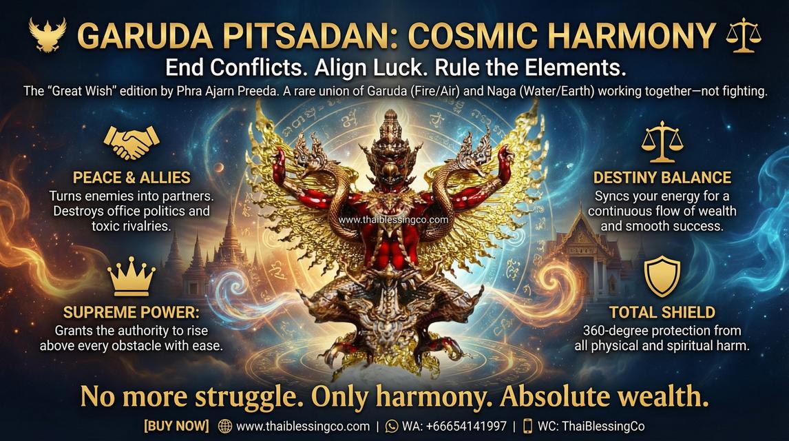 🦅 GARUDA PITSADAN: COSMIC HARMONY ⚖️ Master the Elements of Success: Transcend Conflict and Align with Universal Harmony รูปที่ 4
