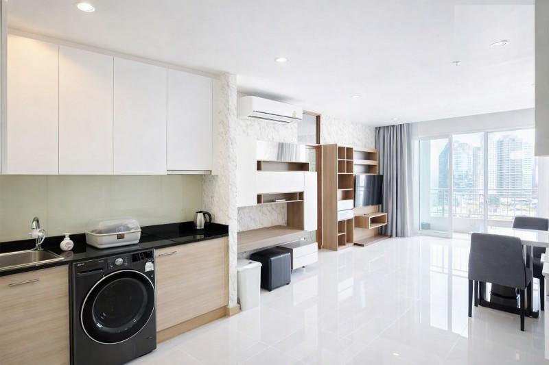 Penthouse ให้เช่า 2นอน ใกล้ MRTเพชรบุรี 670ม. มักกะสัน คอนโดหรู เซอร์เคิล 75 ตร.ม. ห้องหัวมุม ชั้น 25 รพ.บำรุงราษฎร์ 600 7