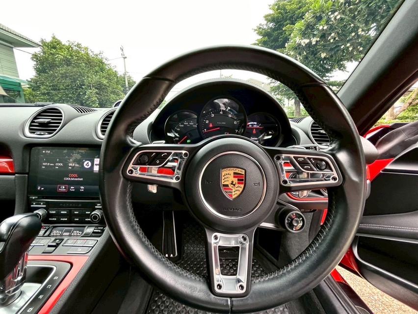 รหัสรถ AP404 Porsche 718 Cayman สี Lava orangeปี 2016 จด 2017   8