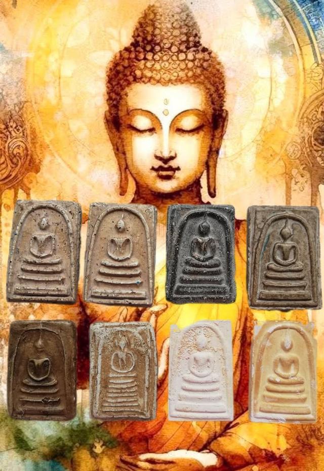 สมเด็จหลังตราแผ่นดิน เกศไชโย วัดชลอ