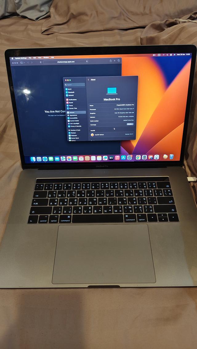 Macbook pro 15 นิ้ว 2017