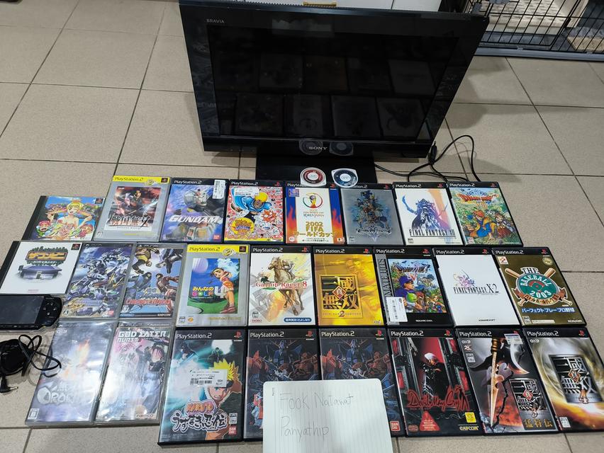 แผ่นเกมส์ เครื่อเกม PSP2000  ทีวี