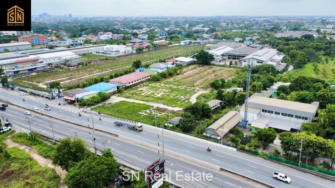 ขายที่ดิน อ.บางพลี 7-1-25 ไร่ ติดถนนเทพารักษ์ขาออก ขายด่วนต่ำกว่าประเมิน 8