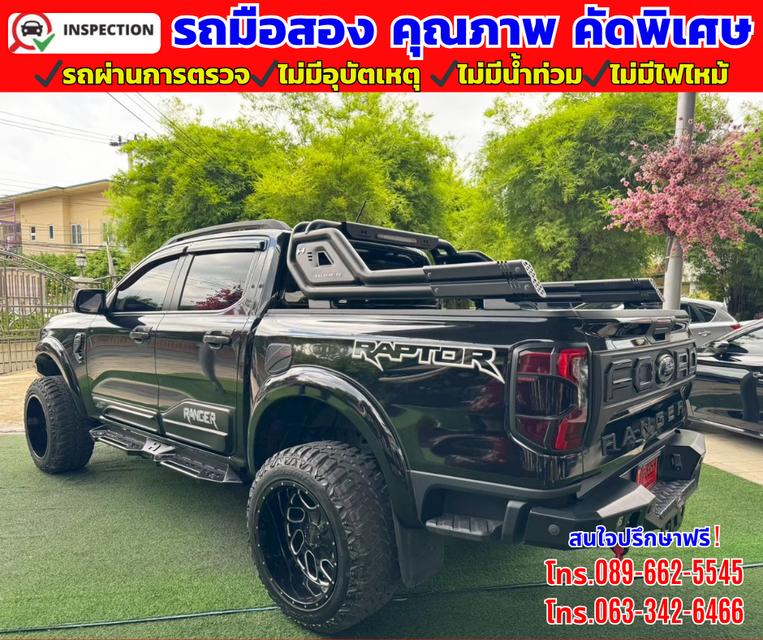 🔴ปี2025 Ford Ranger 2.0 DOUBLE CAB Sport 4WD. 🔴ไมล์แท้ 27,xxxกม. 🔴ยังมีรับประกันศูนย์ ถึง2028