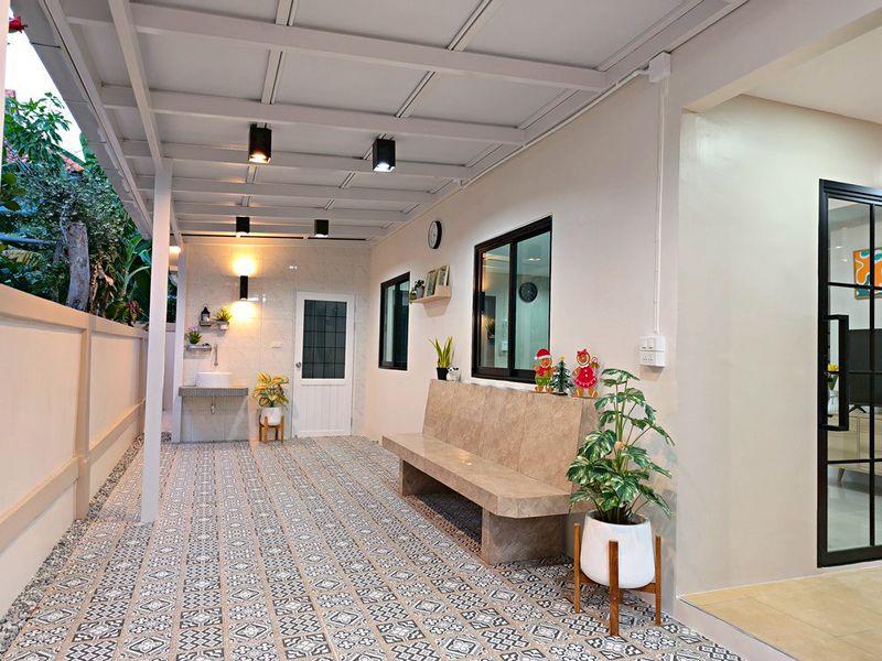 หมู่บ้านพฤกษา21 บางใหญ่ คลองถนนบ้านแฝด 2 ชั้น ตกแต่งใหม่ เหมาะแก่การพักผ่อน มีพื้นที่ด้านข้าง ตกแต่งไม่ซ้ำใคร 6