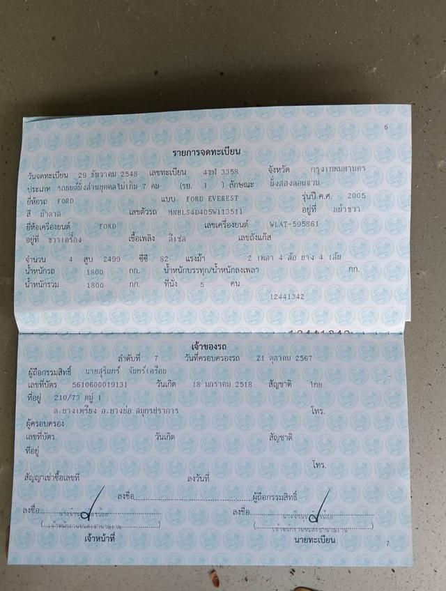 รถยนต์ 7 ที่นั่ง frod มือสอง 6