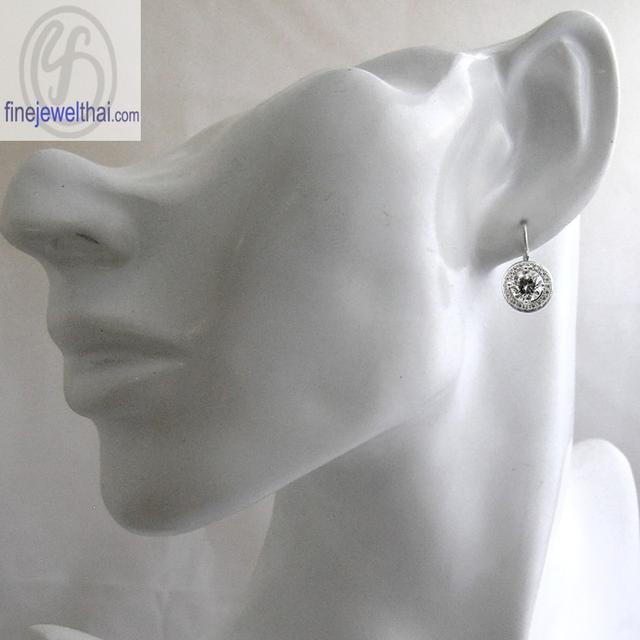 Finejewelthai-Valentine Gift ต่างหูเพชรพรีเมี่ยม E2168 รูปที่ 2