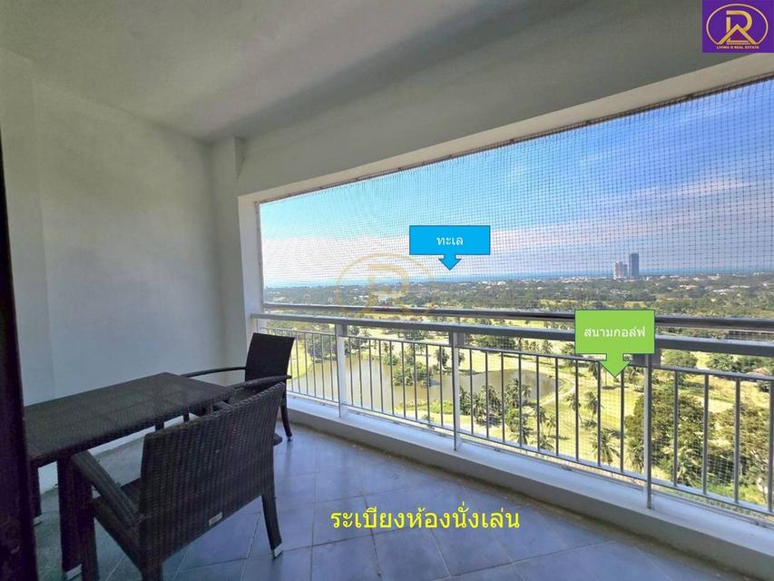 ให้เช่าคอนโดวิวสวยเห็นทะเลและสนามกอล์ฟ ปัญญารีสอร์ทคอนโดมิเนียม อาคารซี ชั้น 15 ห้องใหญ่ 2ห้องนอน ติดถนนสุขุมวิท ต.บางพร 3