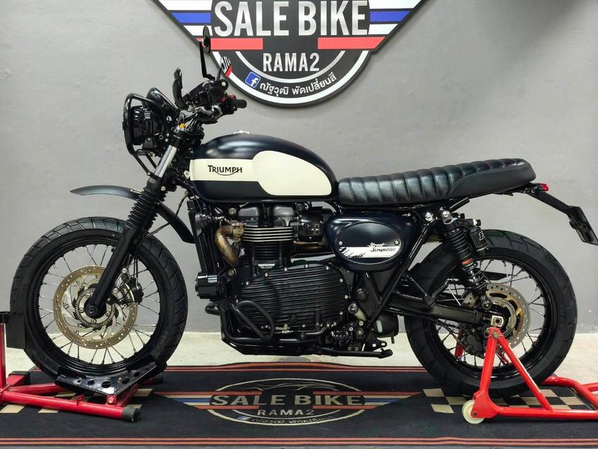 ออกถ 0 บาท Triumph Street Scrambler 900 ปี 2018 abs 🇬🇧 รถมือเดียว ของแต่งหลักแสน รูปย่อยที่ 2