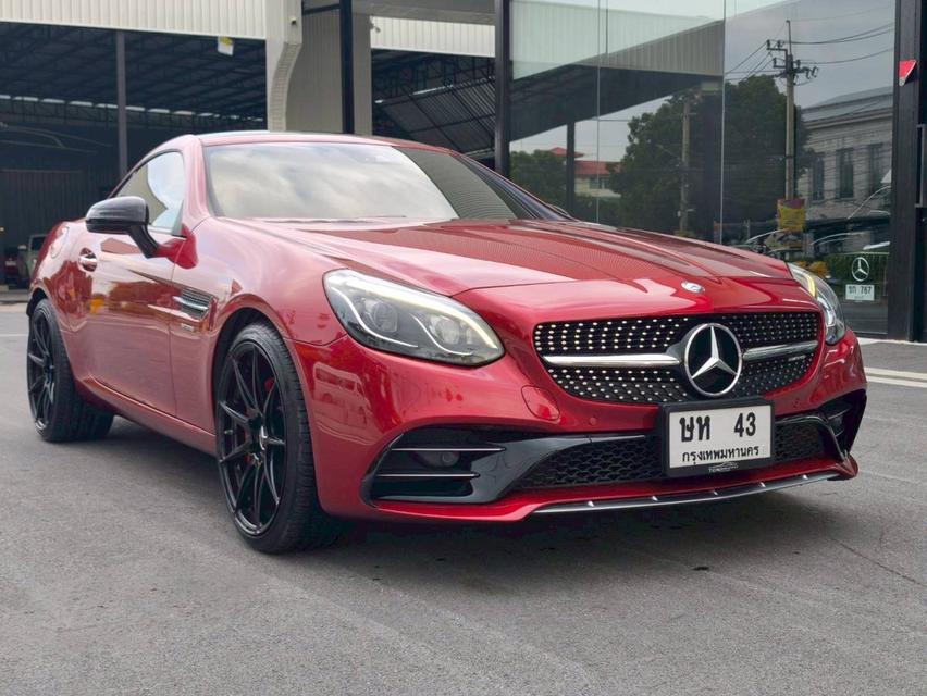 รหัสรถ KPV43 2017 Mercedes Benz AMG SLC43 3.0 BI Turbo Roadster สีแดง 2
