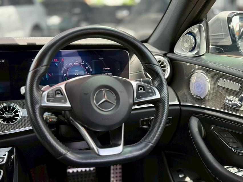 ปี 2018 BENZ E-CLASS, E350e 2.0 AMG DYNAMIC โฉม W213 ปี16-24 สีเทา(สีเดิมสีดำ) ตัวท็อปสุดหลังคาซันรูฟ 8