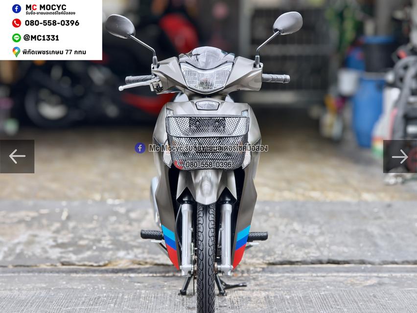 Wave 125i 2025 อายุรถ9เดือน วิ่ง400โล รุ่นTOPสุดกุญแจรีโมทสตาดมือล้อแมค เหมือนรถใหม่ป้ายแดง No1558