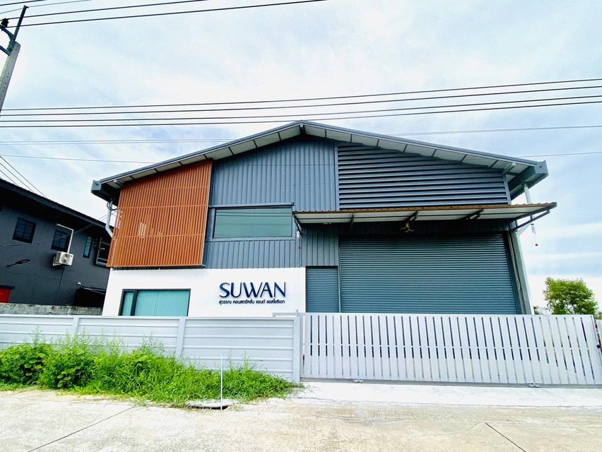 ขายที่ดิน+พร้อมออกแบบ เขียนแบบ รับสร้างโรงงาน โกดัง ย่านบางบัวทอง นนทบุรี 340 4