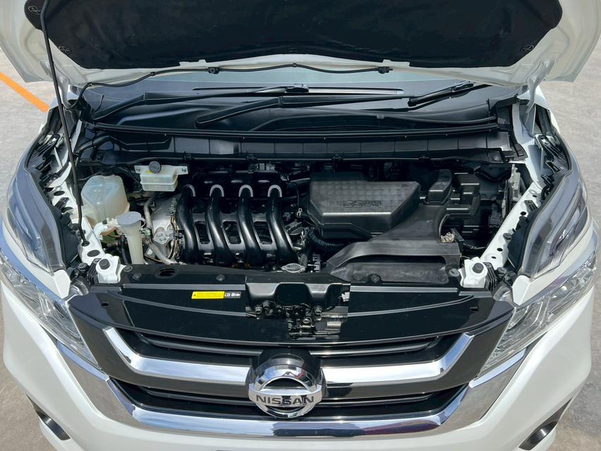 ปี 2017 NISSAN SERENA HYBRID 2.0 X สีขาว เบนซินไฟฟ้า ตัวท็อป 18