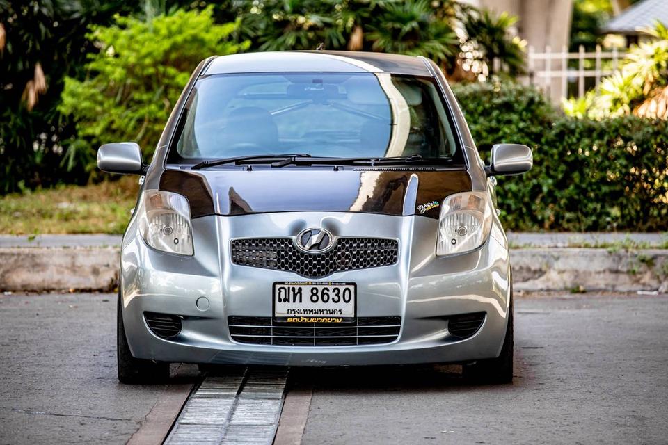 Toyota Yaris 1.5E ปี 2006 เกียร์ M/T แรๆ หายาก สีเทา แต่งครบสวยๆ 2