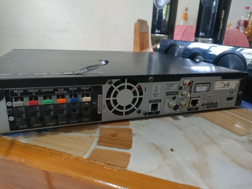 ลำโพง LG 5 ตัว+ ซัพวูฟเฟอร์ และ LG เครื่องเล่นบลูเรย์ 3 มิติ (3D Blu-ray Player) มีสายสัญญาณ เล่นได้ปกติ เสียงครบทุกตัว รูปที่ 3