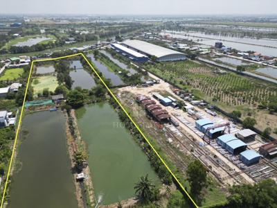 ที่ดินสวย แปลงใหญ่ 22-3-4 ไร่ บางบ่อ สมุทรปราการ ทำเลทอง 3