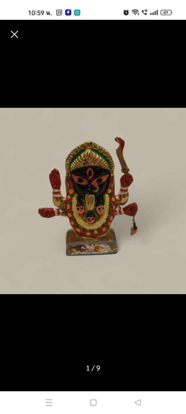 พระแม่กาลีลิ้นทอง งานอินเดีย