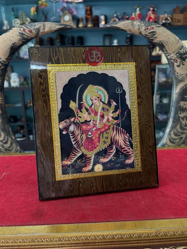 ภาพพระแม่ พร้อมกรอบไม้