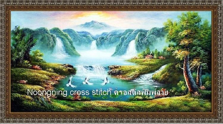 ร้าน Noongning Cross stitch ครอสติสพิมพ์ลาย จำหน่ายอุปกรณ์ครอสติส ภาพติดเพชร1515 4