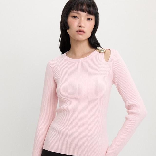 Pomelo เสื้อสีชมพู แขนยาว
