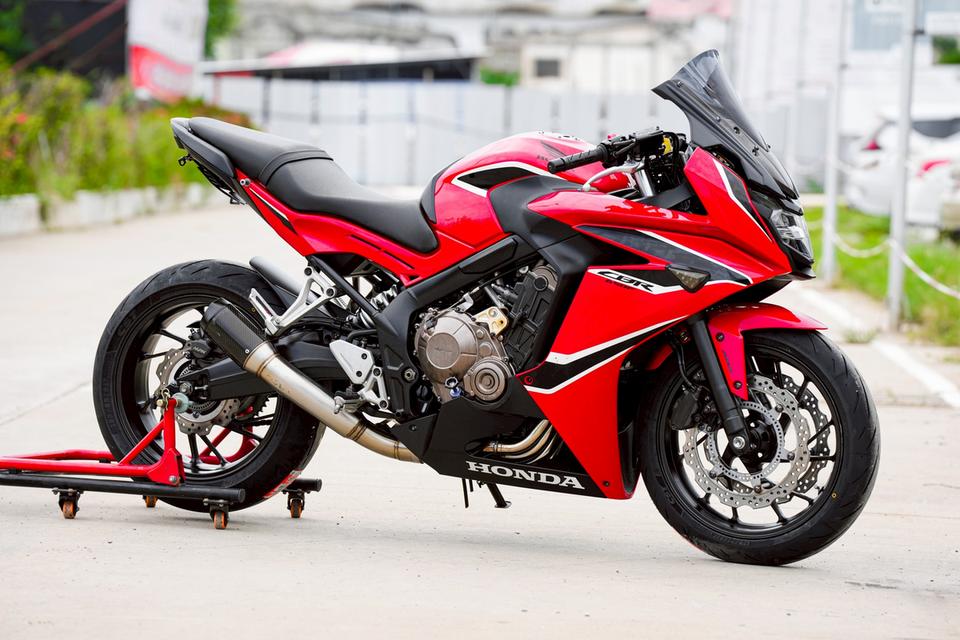 2018 Honda cbr650f ปี 2018 🔥 🏍️ แดงดำตัวจี๊ด 4 สูบ เสียงหวาน พร้อมขี่!