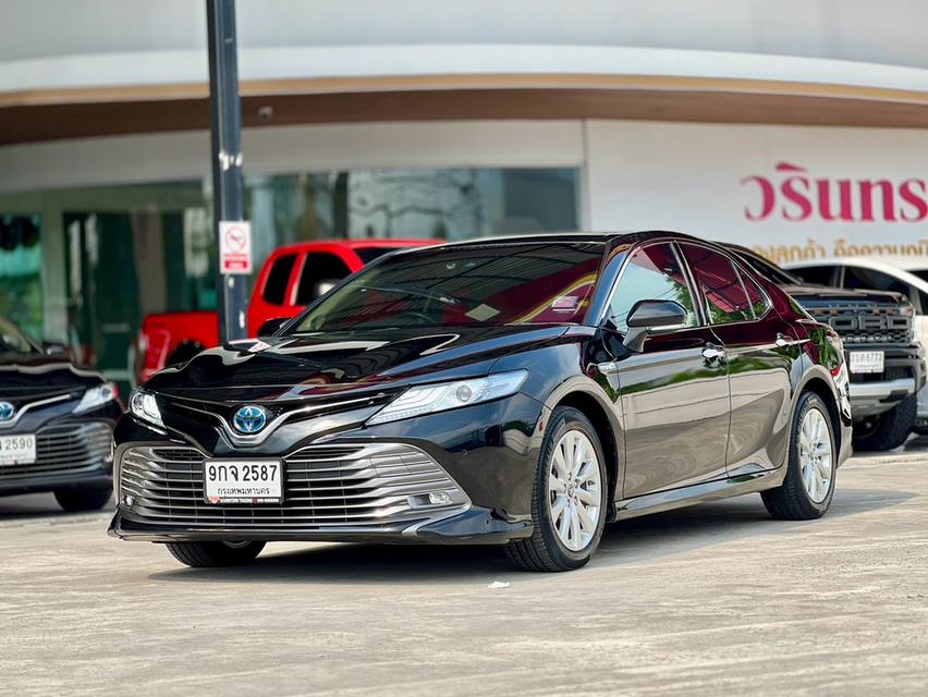 TOYOTA CAMRY, 2.5 HEV PREMIUM LUXURY ปี 2019 โฉม ปี18-24 สีดำ ตัวท็อปสุด รูปที่ 3