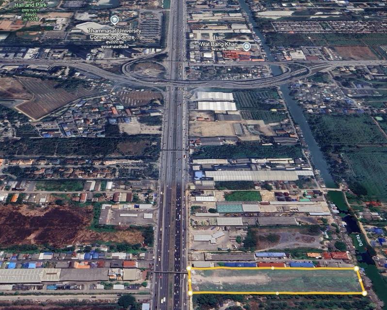 ขายที่ดิน 10 ไร่ 2 งาน 68 ตารางวา ติดถนนพหลโยธิน ใกล้ฟิวเจอร์พาร์ค 2