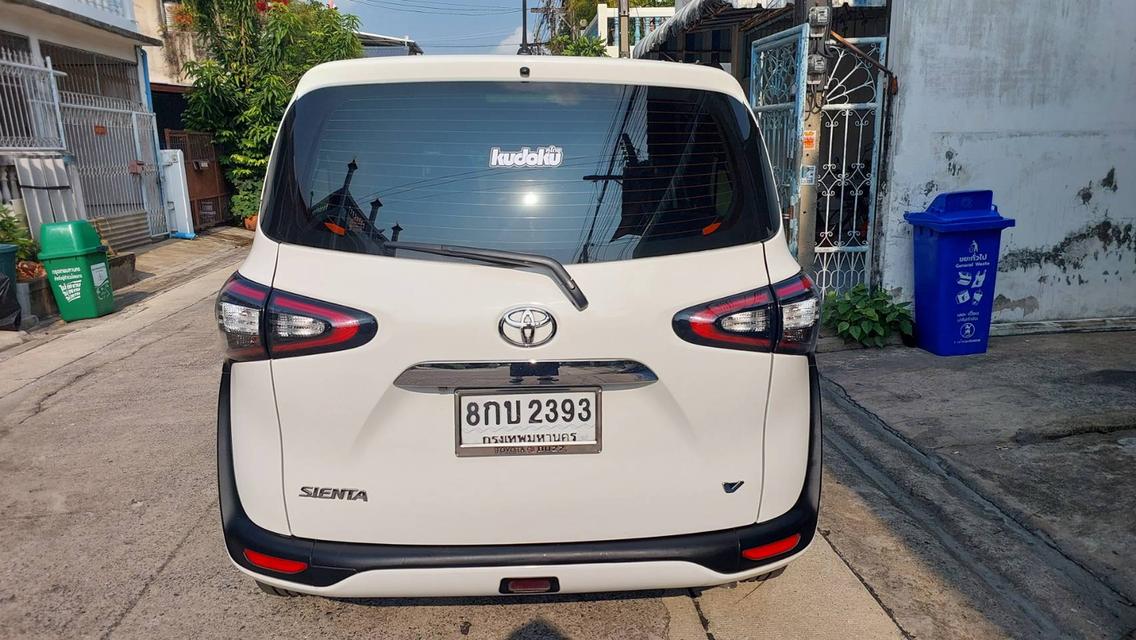 รถ Toyota Sianta V 2019 มือเดียว เข้าศูนย์เช็คระยะตลอด ไม่เคยชนหนัก ไมล์ 106,xxxx ประตูไฟฟ้า สีขาว รูปที่ 3