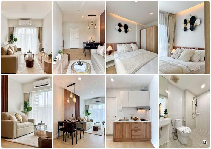 C-044 : คอนโด Renovate 30 ตร.เมตร Origins Rama 2 ชั้น 8 ตึก B ถ.พระราม 2 บางขุนเทียน 3