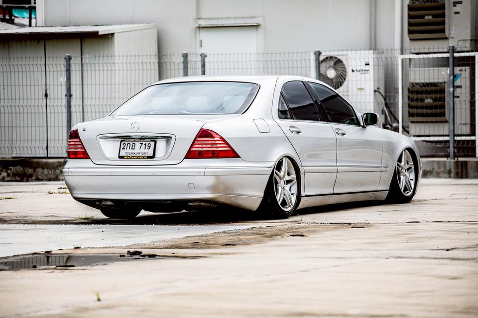 Benz S280 ปี 2001 สีเทา สวยมีทรง โช็คถุงลม