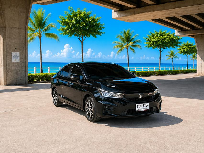 2021 Honda City 1.0 RS Turbo AT เพียง399,000บาท มือเดียว ไมล์64,xxxkm เบนซิน1,000CC เกียร์ออโต้