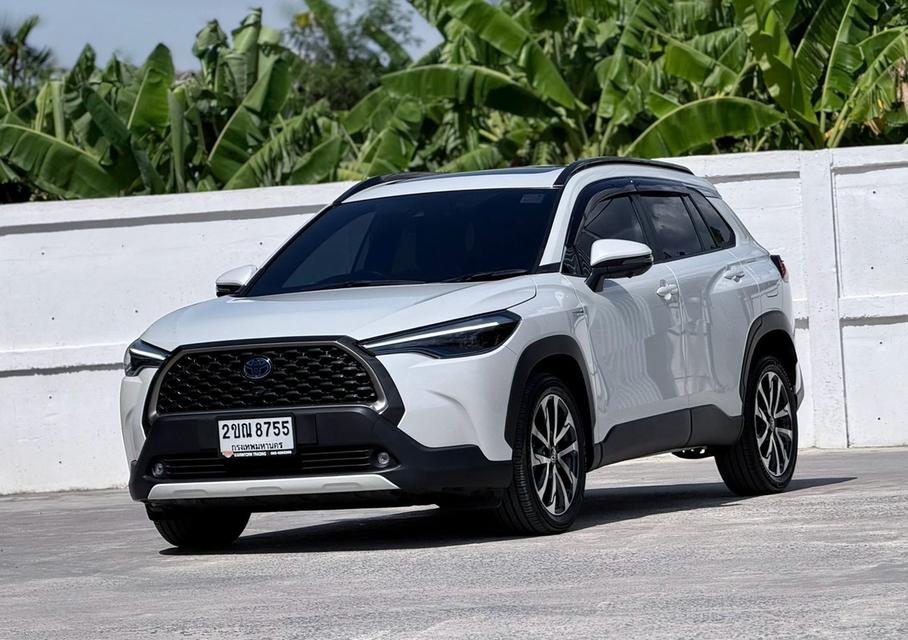 รหัสรถ WRT8755 2021 TOYOTA COROLLA CROSS, 1.8 HYBRIDPREMIUM SAFETY
