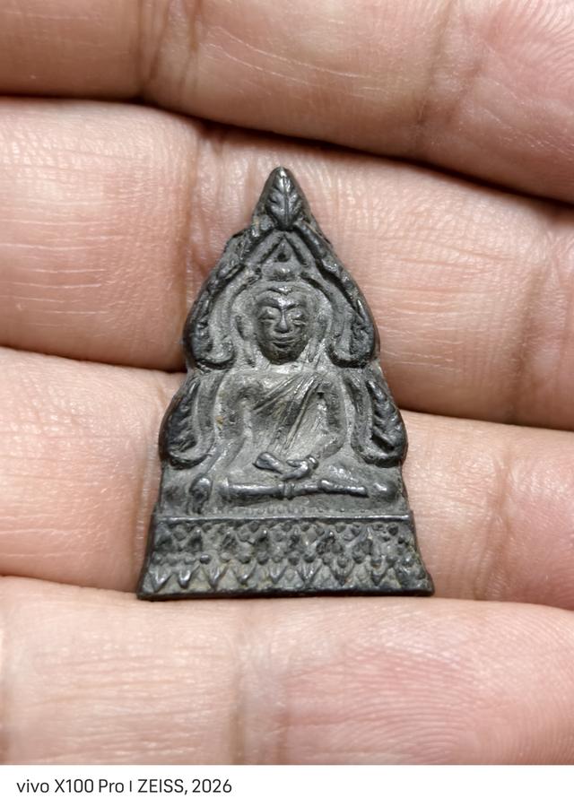 พระพุทธชินราช หลวงพ่อโม วัดสามจีน (วัดไตรมิตรฯ) เนื้อตะกั่ว ปี 2457