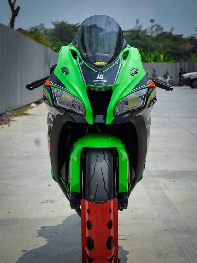 KAWASAKI ZX-6Rสีเขียวสด 1