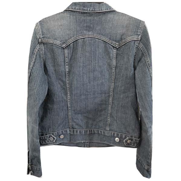 GAP สียีนส์ ลายผ้าชัดมาก แต่งขาด ๆ เท่ ๆ ช ญ ใส่ได้ มีกระเป๋าอก ผ้านุ่มใส่สบาย พร้อมส่งไม่ต้องรอ