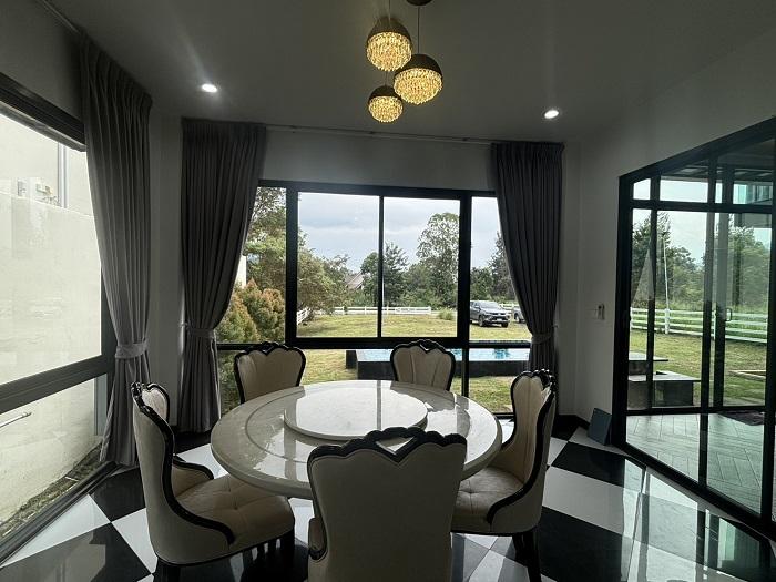 ขายบ้านเดี่ยววิวสวยสไตล์พูลวิลล่า วิวสวย หมู่บ้าน the paradis ถนนธนะรัชต์ ปากช่อง นครราชสีมา. 10