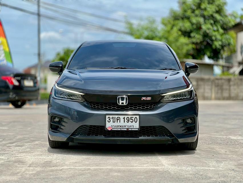 ปี2021 HONDA CITY, 1.0 RS โฉม ปี19-ปัจจุบัน (จดทะเบียน 2022 มิถุนายน) 5Dr สีเทา RSแท้ ตัวท็อปสุด 