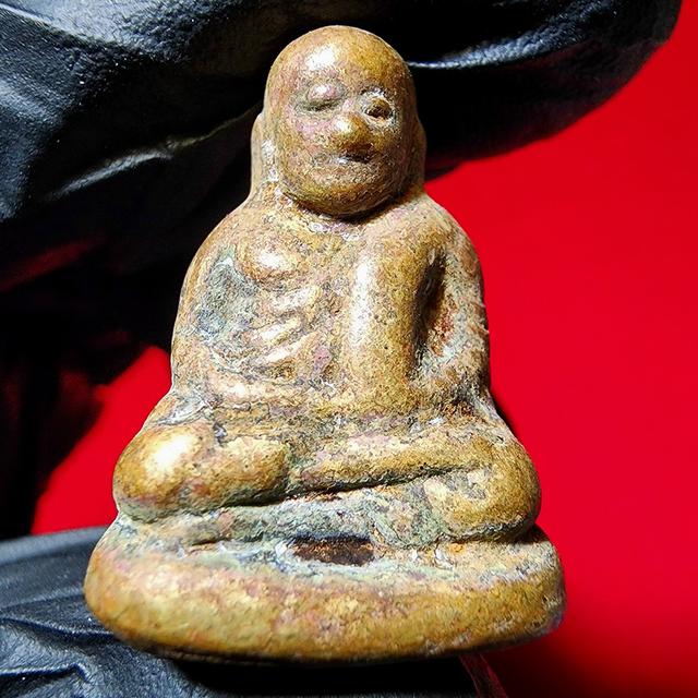 พระรูปหล่อหลวงพ่อเงิน พิมพ์นิยม วัดบางคลาน