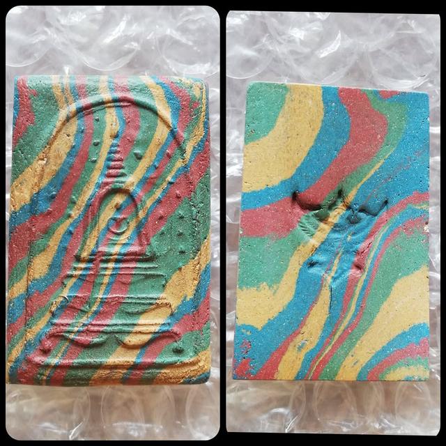 พระสมเด็จเบญจสิริหลังครุฑ พระสมเด็จวัดระฆังโรยผงตะไบทอง กรุวัดพระแก้ว คละพิมพ์ รูปย่อยที่ 3