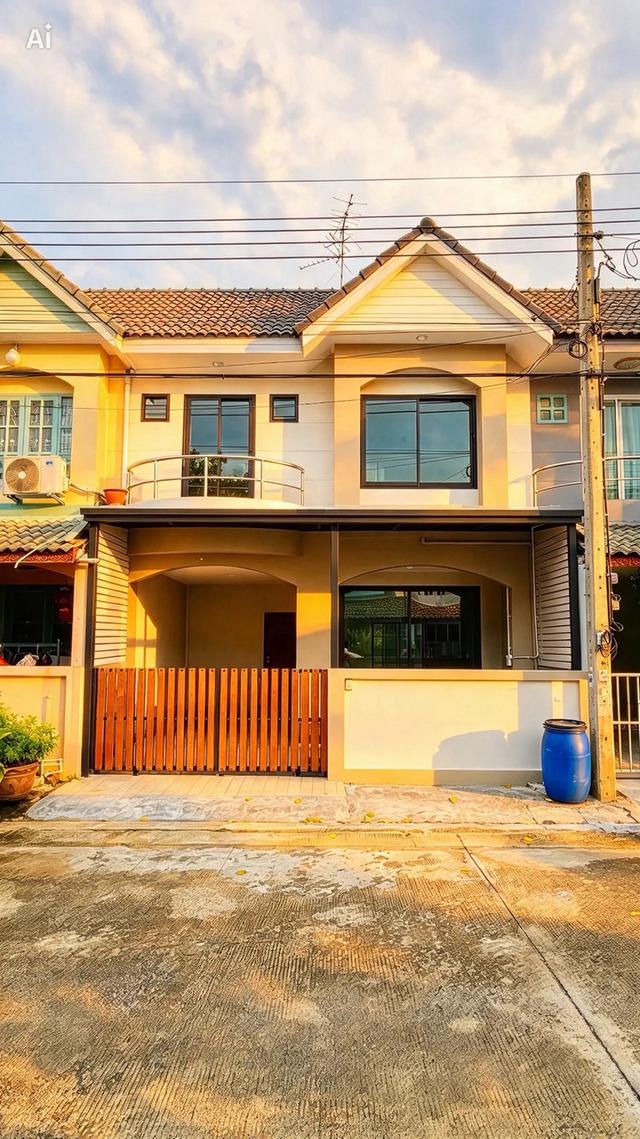 หมู่บ้านสุชา ถนน340บางบัวทอง-สุพรรณบุรีทาวน์เฮ้าส์ 2 ชั้น ตกแต่งใหม่พร้อมอยู่ 1