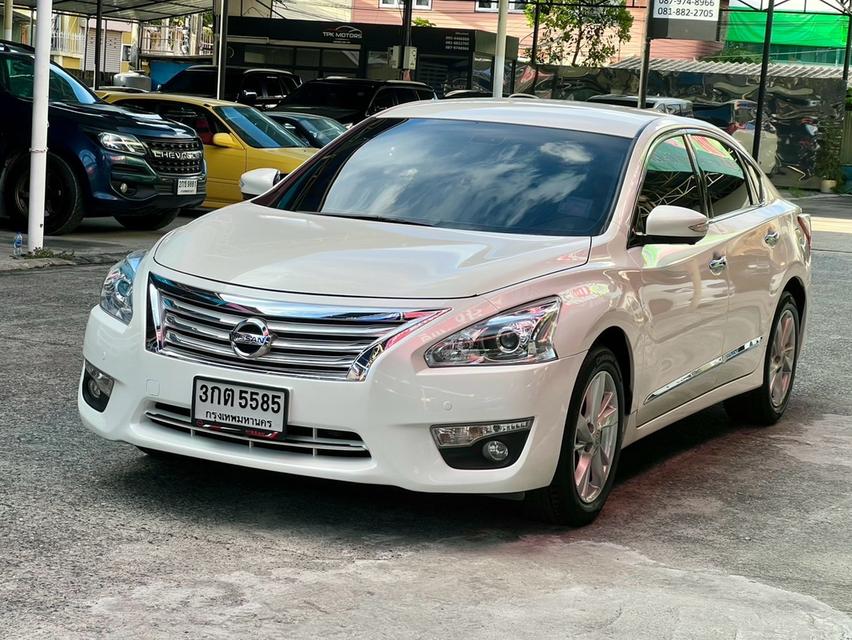 🇯🇵 NISSAN TEANA ปี 2014 รุ่น 2.0XL A/T สีขาวมุก ภายในดำ รถมือเดียว เลขไมล์น้อย 142,859 km เข้าศูนย์ตลอด ดูแลอย่างดี เครื่อง / เกียร์ รูปที่ 3
