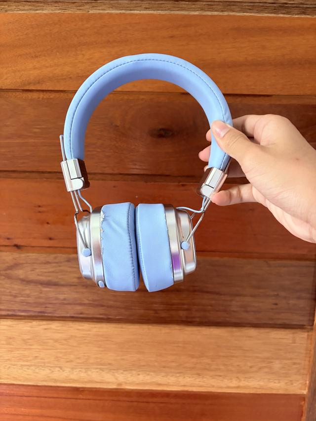 หูฟังเพลงgibyสีฟ้ามือ2