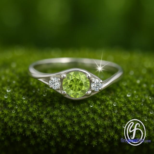 FineJewelThai | แหวนเพอริดอท พลอยแท้ อัญมณีแห่งความสำเร็จ R1072