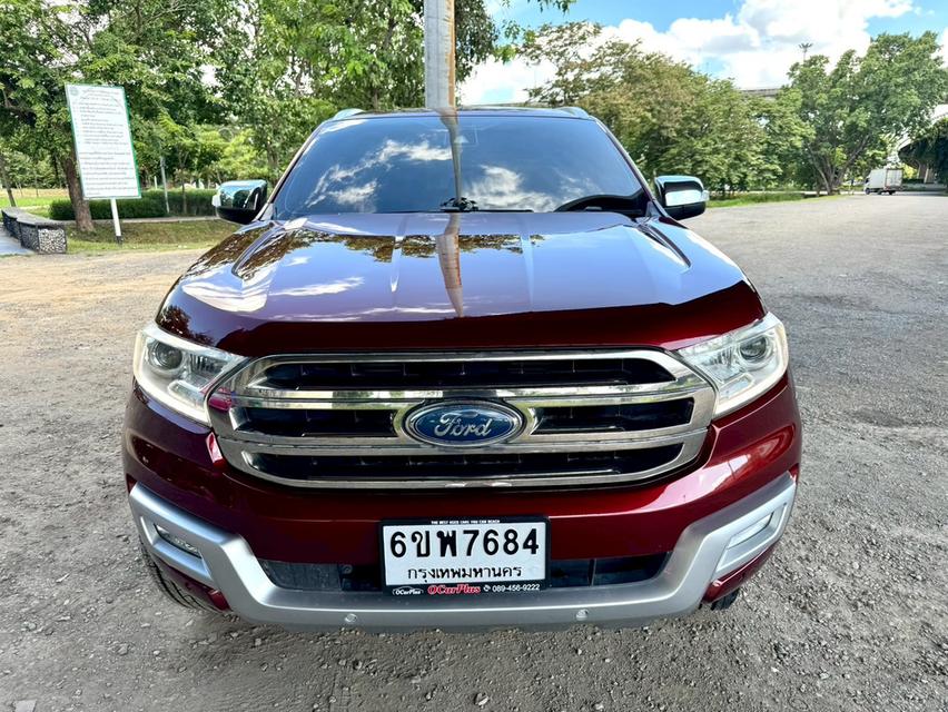 Ford Everest 2.2 titanium plus ปี 2017 รถบ้านมือเดียว มีประกัน ป.1 เหลือ บุ๊คเซอร์วิส กุญแจครบ 2ดอก