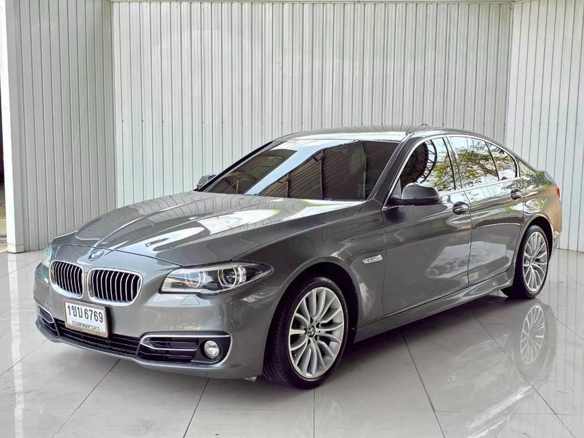 BMW SERIES 5, 528i LUXURY ปี 2014 สีเทา เกียร์ A/T  โฉม F10 ปี10-17 รถVat%