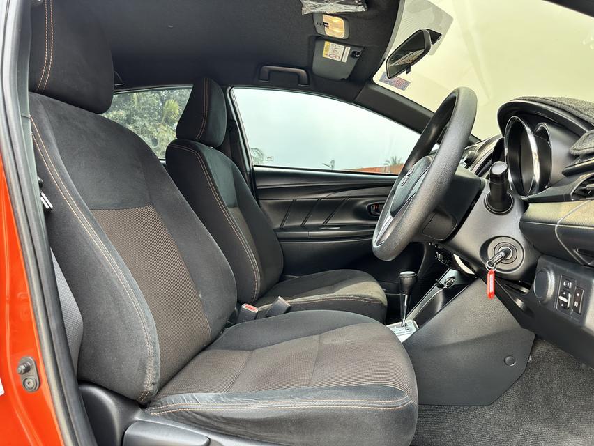 รหัสรถ PAT8151 Toyota Yaris 1.2E A/T ปี 2016 สีส้ม รูปที่ 7