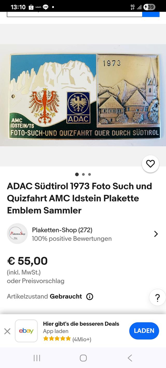 วันนี้มีของหายากเข้ามาครับ แรร์ไอเทม ป้ายรถ ADAC AMC ปี คศ. 1973 ครับ 4